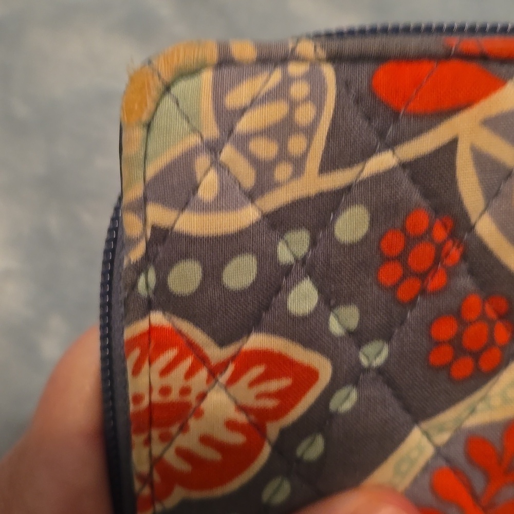 Vera Bradley Wallet with Turn Lock And Zipper Compartment (Bin 12) - Picture 11 of 11